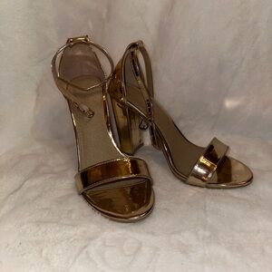 Gold heels